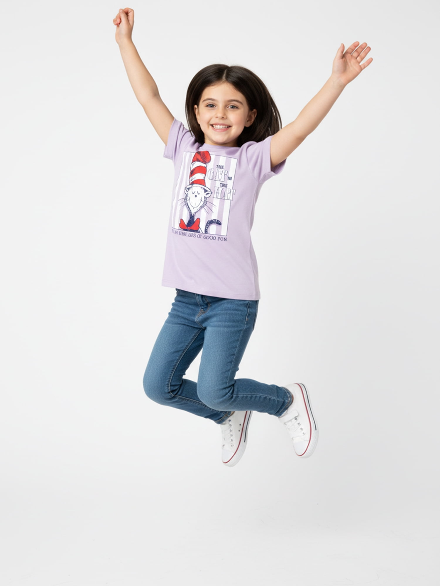 Dr. Seuss Girls Graphic T-Shirt, Sizes 4-16