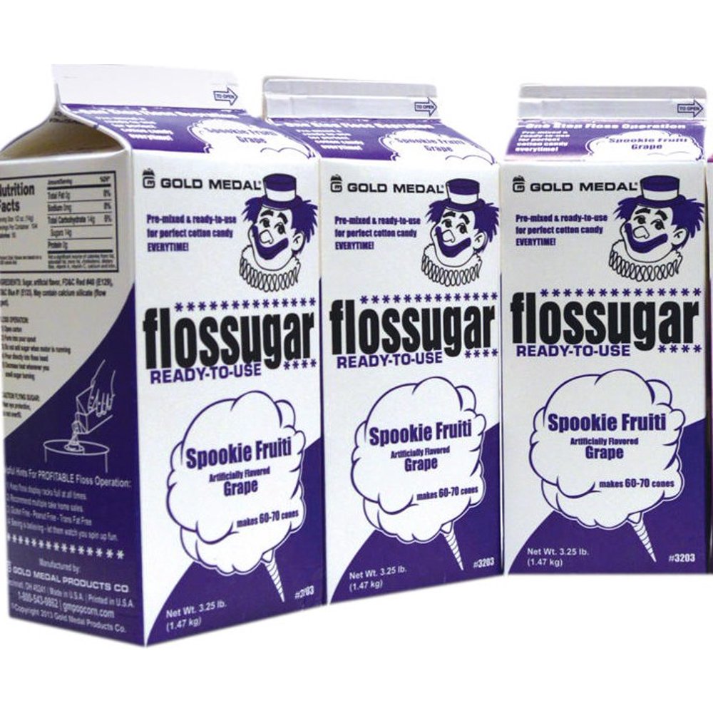 Cotton Candy Sugar Floss (Grape) (3 pack)