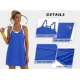 thumbnail image 4 of Rosvigor Women Workout Dresses Tennis Athletic Dress Built in Shorts Sundress Women Casual Dress Summer Travel Vacation, 4 of 8