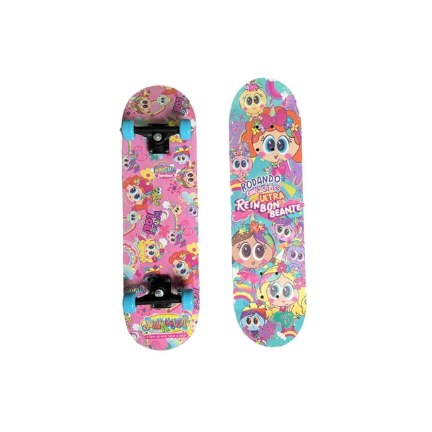 Patineta Distroller Toy Mark de Madera Infantíl Skate Patinaje para Niñas y Niños