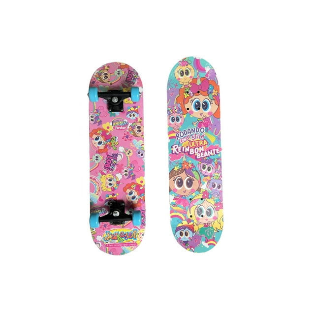 Patineta Distroller Toy Mark de Madera Infantíl Skate Patinaje para Niñas y Niños