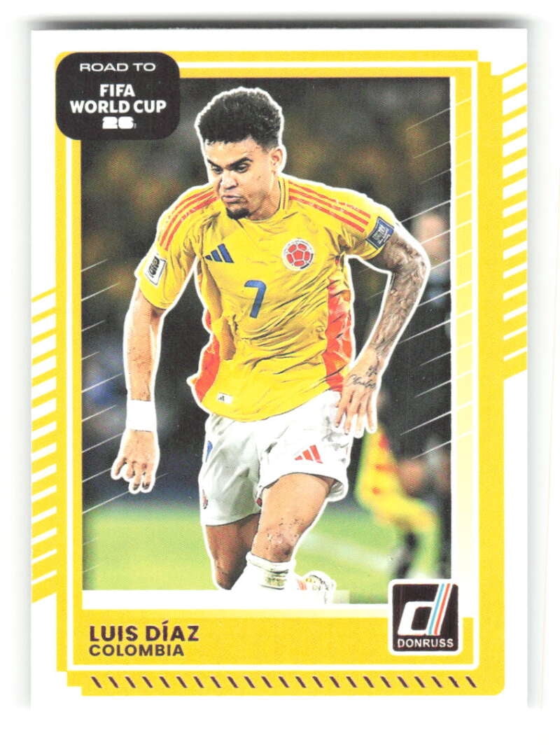 2025-26 Donruss Road to FIFA World Cup #125 Luis Diaz Colombia