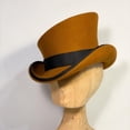 thumbnail image 4 of Hats Asymmetric Top Hat Wool Hat Unisex Fashion Ribbon Decorative Accessory for Men and Women Steam Punk Style Unique Design, 4 of 5