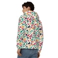 thumbnail image 4 of Vsdgher Colorful Spots Mens Hoodies Zip Hoodie, Hoodies for Men, Zip-up Hooded Sweatshirt-3X-Large, 4 of 5