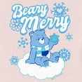 thumbnail image 2 of Toddler's Care Bears Christmas Grumpy Bear Beary Merry Snowflake  Graphic Tee Light Pink 3T, 2 of 3