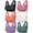 Emma: 6 Pack Basic, variant on B2BODY Women's Sports Bras Yoga Lounge Wireless Bra Small to 2X Sizes Multi-Pack