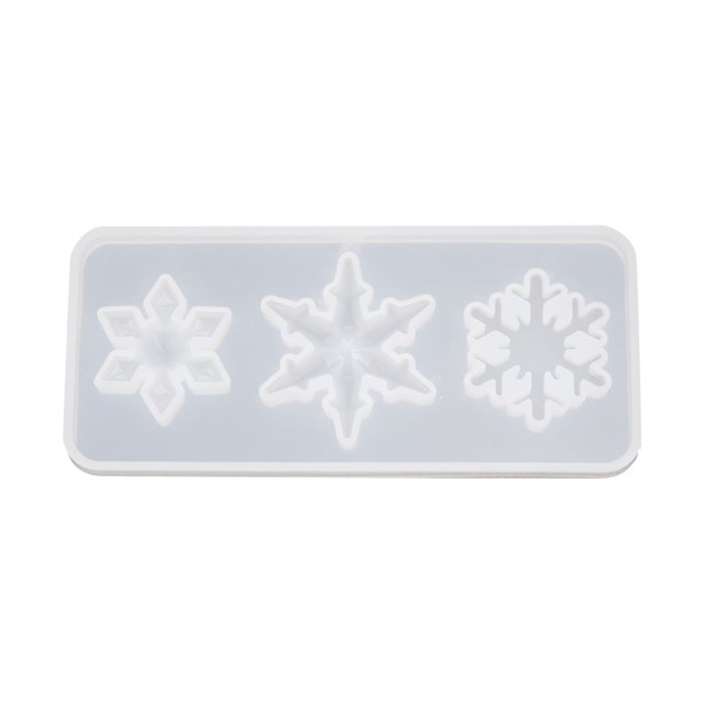 Fiudx Ofertas de la semana Pulsera colgante de bricolaje con copos de nieve de cristal epoxi