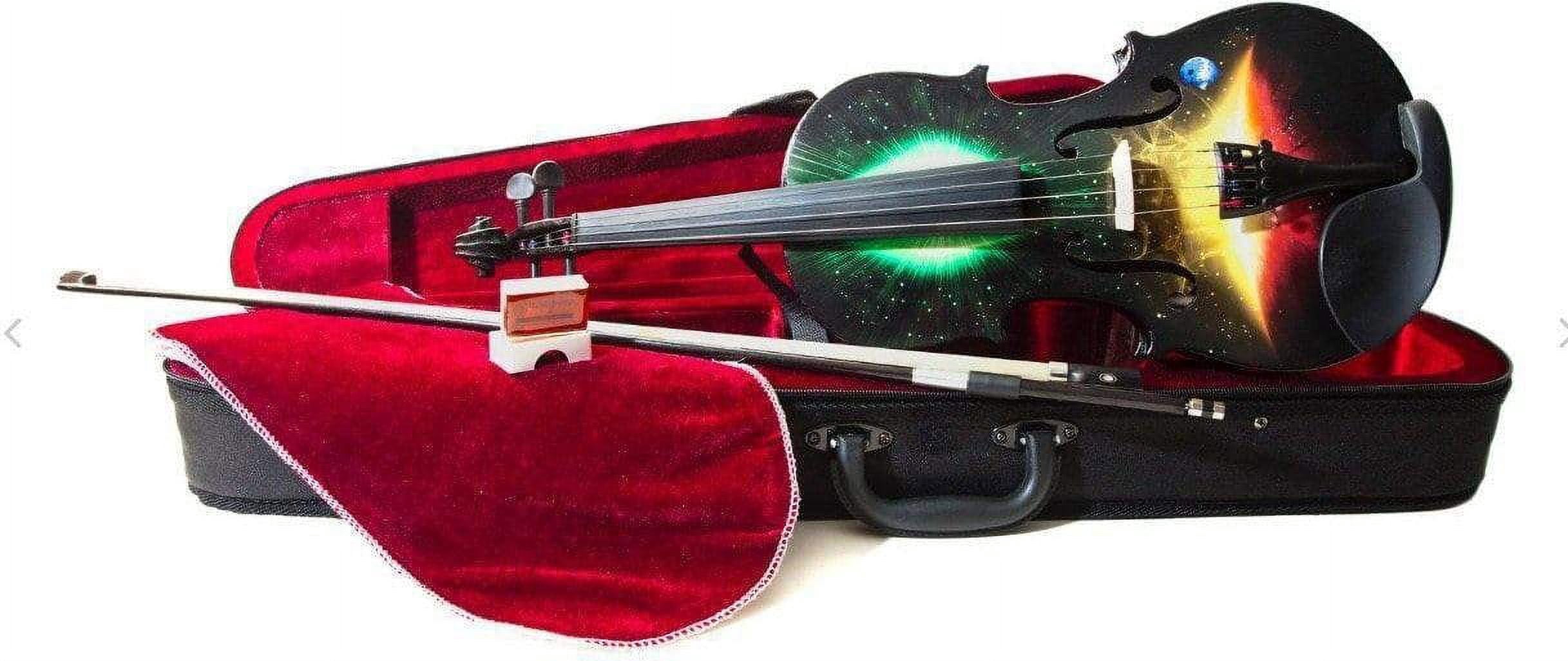 Rozanna's Galaxy Ride Deluxe Violin Outfit 4/4 w Crystal fine tuners Accessories