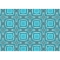 thumbnail image 1 of Ahgly Company Machine Washable Indoor Rectangle Transitional Blue Ivy Blue Area Rugs, 2' x 5', 1 of 7