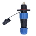 thumbnail image 1 of IP68 Waterproof Plug Socket Male Female Flange Mount Industrial Aviation Power Connector SP134 Pin (250V 5A), 1 of 7