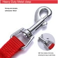 thumbnail image 2 of Siumouhoi 6 FT Cachorro/perro Leashes, Correa de Estilo Tradicional Fuerte con Gancho de Collar Fácil de Usar, Correa para Perro Ideal para Perro Pequeño y Mediano y Grande (5/8 in x 6 FT, Rojo), 2 of 4