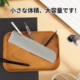 thumbnail image 2 of Unique Bargains Faux Leather Pouch Portable Stationery Bag Beige, 2 of 6