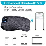 Sleep Headphones Wireless Bluetooth Sports Headphones Headband Earphones with Built-in Speakers for Sleeping, Running, Yoga