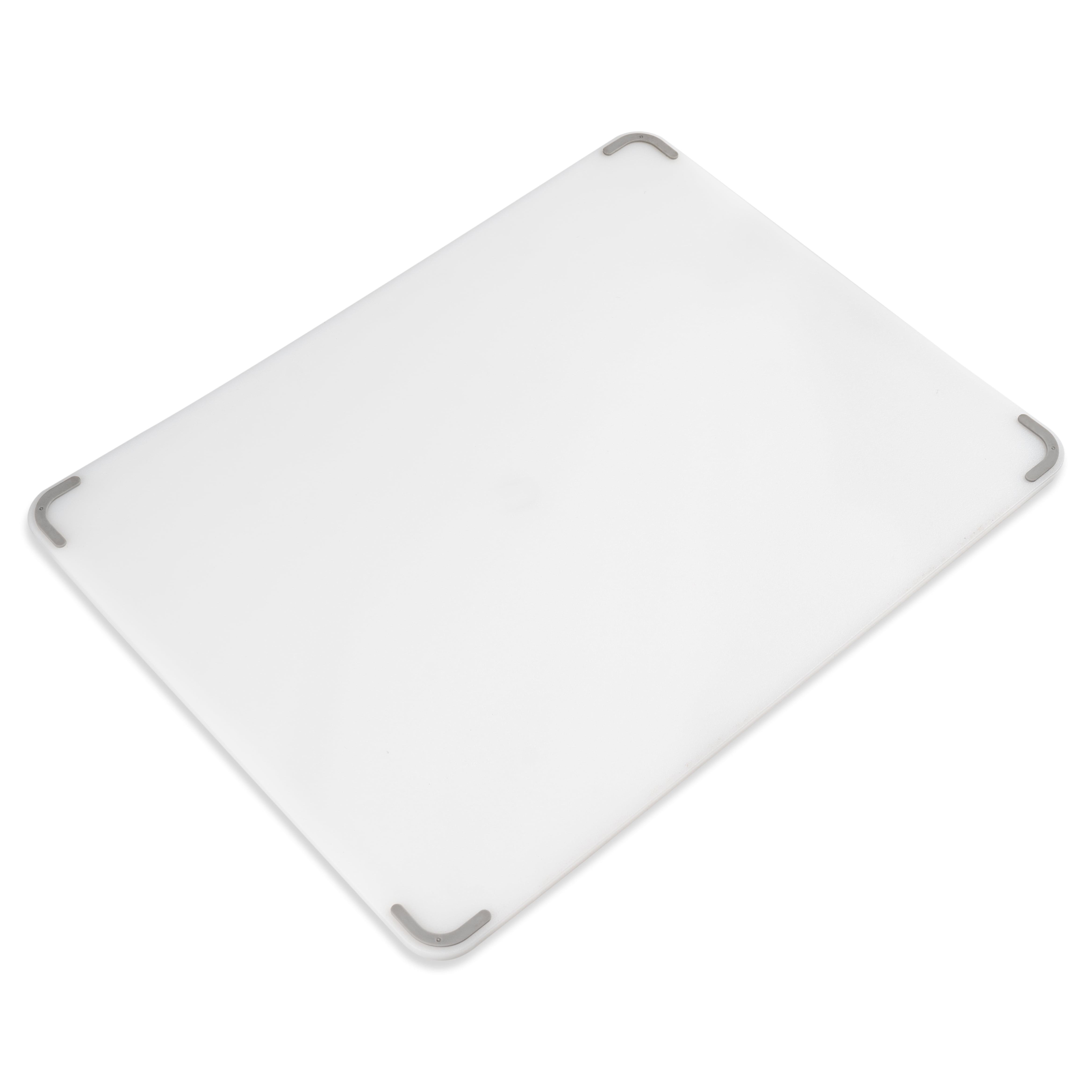 Mainstays 15" X 20" White Polypropylene Non-Slip Cutting Board with Juice Groove