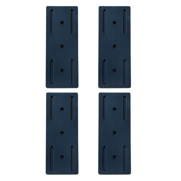 Toma de corriente Fijador Soporte de almacenamiento Estante Enchufes montados en la pared ( ) Azul oscuro Azul 4 piezas Hugtrwg Para estrenar