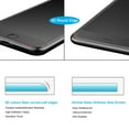thumbnail image 4 of 2 Pack Tempered Glass Screen Protector For iPhone 7 Plus [Case Friendly][Full Screen Coverage][HD Clear][9H Hardness][Anti-Fingerprint], Black, 4 of 5
