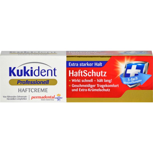 Crema Adhesiva para Dentaduras Potenciales Kukident Extra Strong 40 g