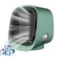 thumbnail image 1 of Enfriador de aire portátil con carga USB, ventilador de escritorio silencioso, humidificador, ventilador para casa, oficina, dormitorio, viajes, 1 of 11
