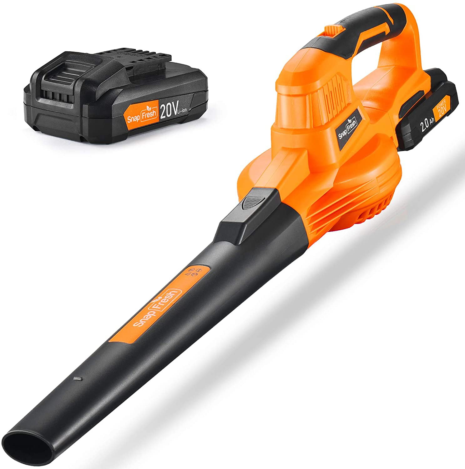 120MPH 20V Li-ion Battery Powered Cordless Leaf Blower Sweeper Charger Included 