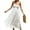 White, variant on Women'S Boho Crochet Lace Maxi Dress Solid Color Summer Vacation Spaghetti Strap Long Dress White S