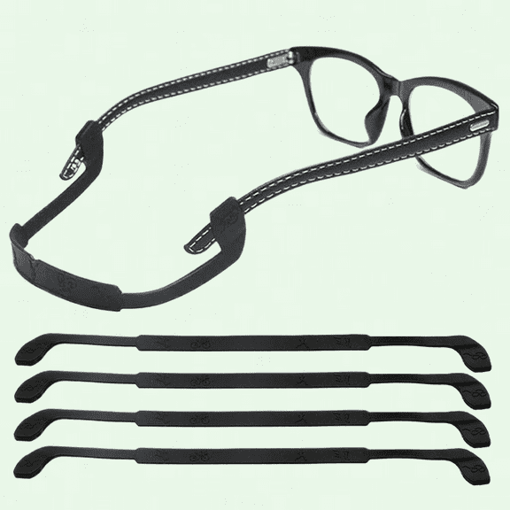 Kids Sports Glasses with Sunglasses and Neck Strap (2 Pack, 10 inches)