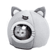 thumbnail image 1 of 2 En 1 Cama Cueva Y Casa Para Gato Perro Cachorro Con Cojín Lab.G, Gris, 1 of 5