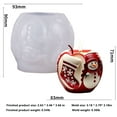 thumbnail image 2 of JDH 2PCS 3D Christmas Snowman Socks Apple Silicone Mold Christmas Aromatherapy Candle Mold Decorations Creating A Good Christmas Atmosphere for DIY Making Resin, Soap, Gypsum, Candle Wax Casting, 2 of 13