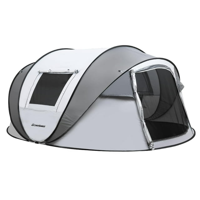 Tienda de campaña instantánea EchoSmile para acampar, tienda de campaña emergente para 6 personas, tienda de campaña tipo cúpula resistente al agua, fácil configuración para acampar, senderismo y al a