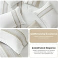 thumbnail image 5 of Nanshing Gabby 7 Piece Bohemian Shabby Chic Comforter Set , Taupe , California King, 5 of 6