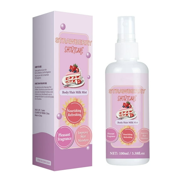 Personal Care on Clearance! Strawberry Perfume Strawberry BodyAnd Hair Perfume Mist Strawberr Body Mist Hair Perfume For Women Strawbe Travel Size Travel Size Long100ml,Christmas Gifts for Women