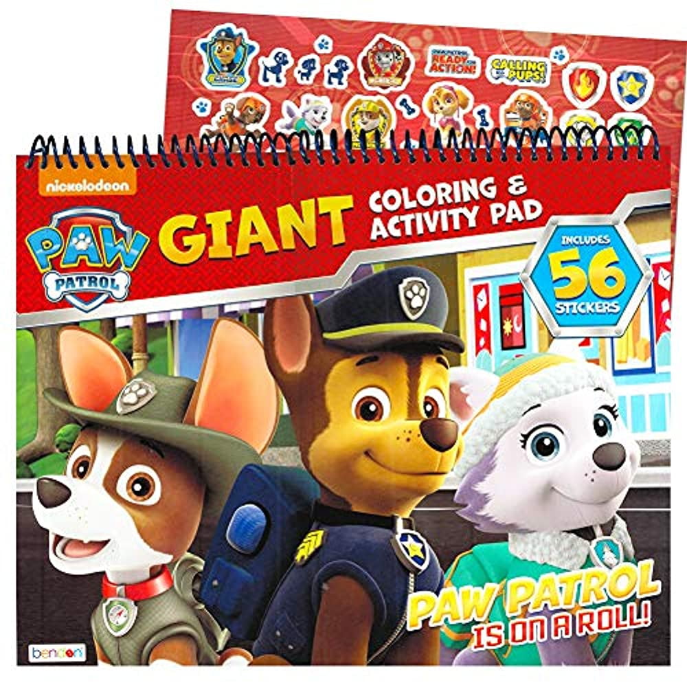 Bendon Publishing Paw Patrol Coloring and Activity Giant Floor Pad    Jumbo  Paw Patrol Coloring Book Paw Patrol Party Pack
