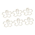 thumbnail image 4 of Mini Paper Clips, Cute Office Supplies Gold Metal Material Floral Shape Shaped Paper Clips With Storage Box For Daily Use For Office, 4 of 8