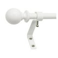 thumbnail image 4 of Montevilla 0.5" Brown Ball Adjustable Cafe Curtain Rod Set, 48"-86", 4 of 4