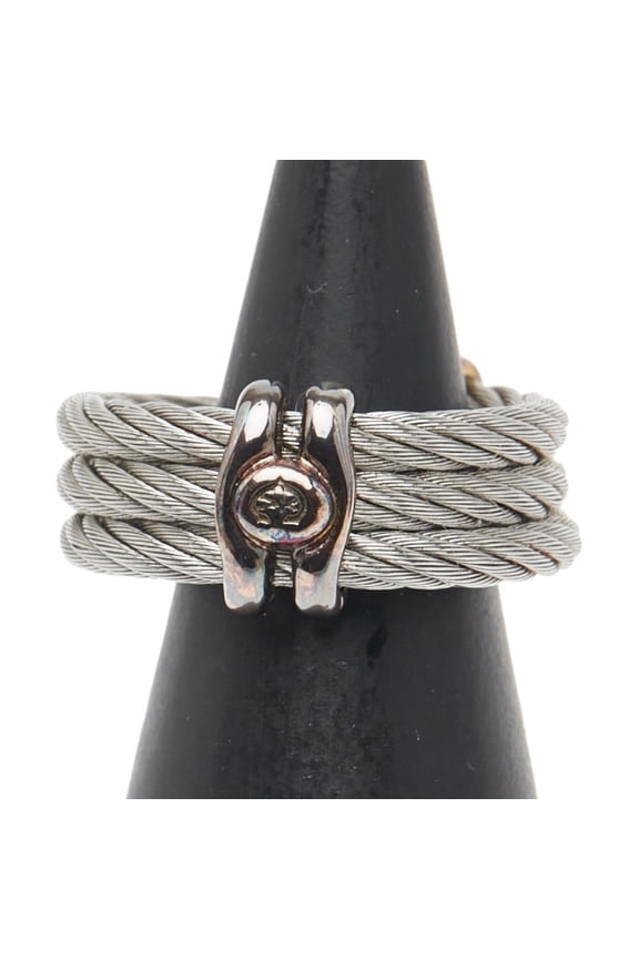 Pre-Owned Philippe Charriol Charriol Wire Ring, Silver, Gold, or Stainless Steel... (Good)