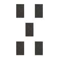 thumbnail image 2 of serony Notebook Plain Creatively Jotter Keep Diary Journals Paper Imitation Leather 200 Pages Diaries Office Business Black 5Set, 2 of 6
