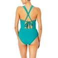 thumbnail image 6 of Jessica Simpson Women's Cropped Cami Swimsuit Top With Center Front Lacing, 6 of 6