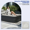 thumbnail image 4 of Uforic Full XL Air Mattress with Headboard & Electric Pump, Inflatable Bed for Home, Camping, Black, 4 of 10
