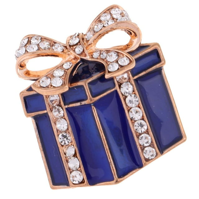 Pin de Broche de joyería perfecl de imitación de Navidad para decoración de mujer