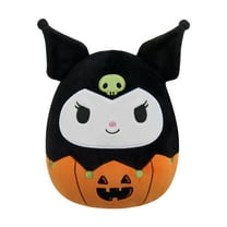 Squishmallows Official 8 inch Hello Kitty Kuromi Pumpkin - Child's Ultra Soft Stuffed Plush Toy