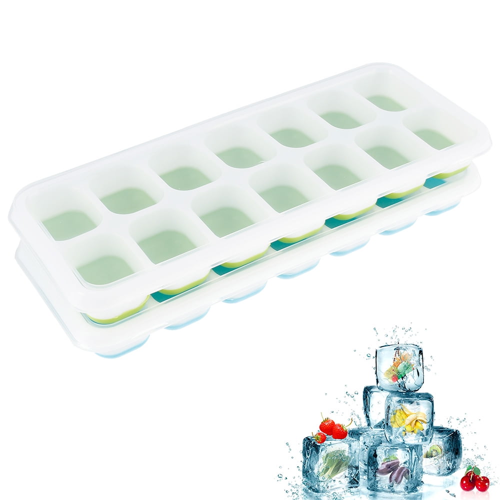 Bullet Ice Cube Tray with Lid Silicone Mould for Candy Chocolate Gin Drinks #ur 