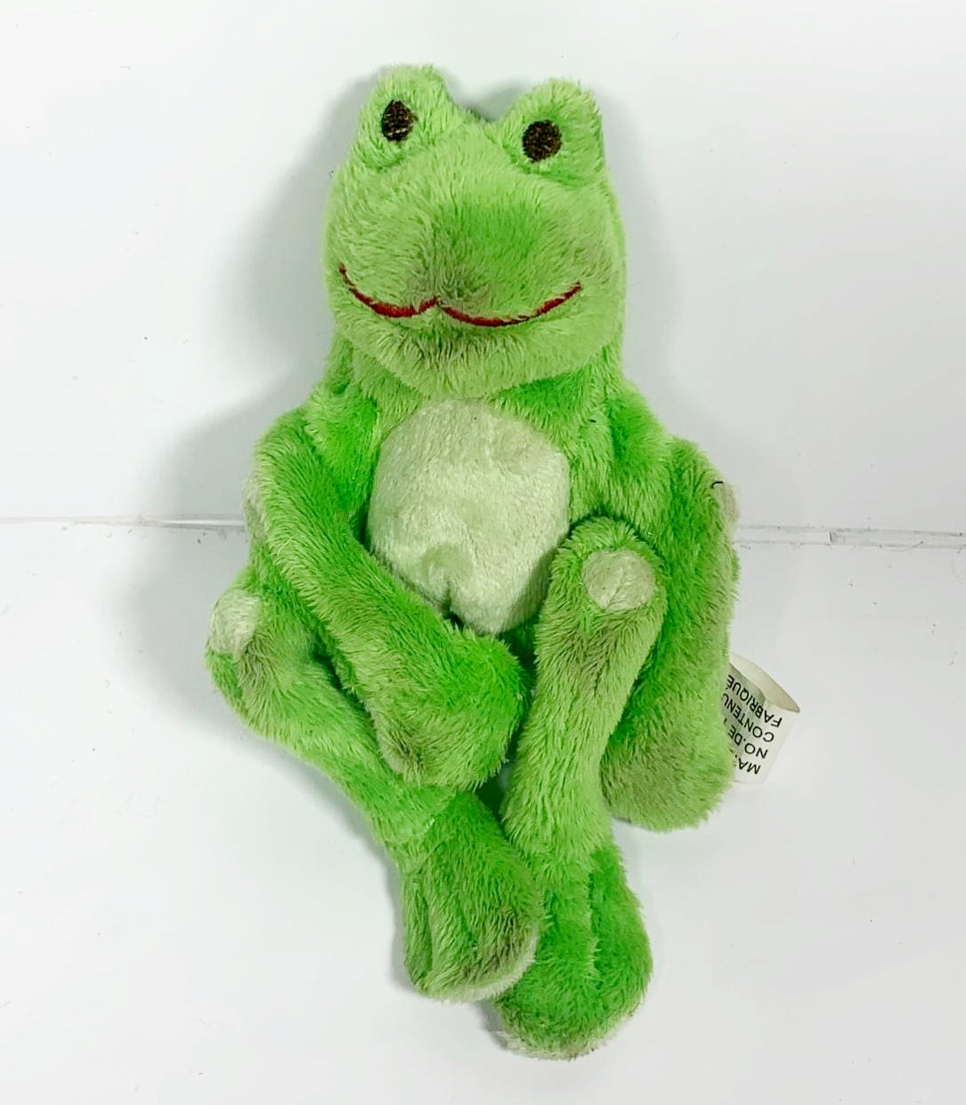 Green Frog Dog Toy Squeaky Pet Toy 11" x 4" x 7"