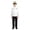 Z03-White, variant on Kids Firefighter , Role Play Dress Up Outfit with and Accessories