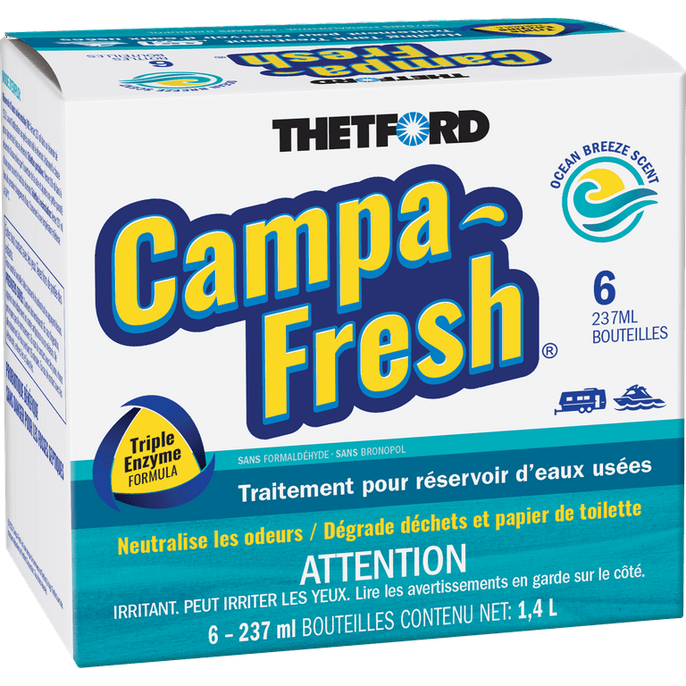 Thetford Campa-Fresh Ocean Breeze 6x8oz Liquid Holding Tank Treatment 