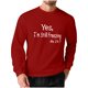 thumbnail image 2 of Amzcrzy - Sudadera Para Hombre, Estilo Veraniego, Holgada, Informal, Estampada, De Manga Larga, Con Cuello Redondo, Color Vino, Xl, 2 of 5