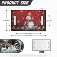 thumbnail image 7 of Yuyamidu Cute Snowman Golf Cart Seat Cover Snowflake Club Car Seats Covers 2 Passenger with Pockets Red Christmas Golf Cart Seat Blanket Covers Fit 2-Seat Golf Cart, 7 of 7