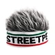 thumbnail image 2 of Gorro con peluca de pelo Perfecl con visera para hombres y mujeres actividades al aire libre Gris, 2 of 8