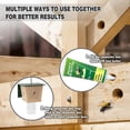 thumbnail image 3 of Carpenter Bee Trap for Outside - Green Pentroof Shed Style Nature Hanging Wood Carpenter Bee Traps Outdoor - Best Bee Trap - Insect Traps with Removable Vault (1 Pack), 3 of 5