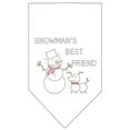 thumbnail image 5 of Mirage Pet Snowman's Best Friend Rhinestone Bandana Cocoa Large, 5 of 10