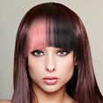 thumbnail image 5 of Wigs Human Hair Ladies Bangs Wig Front Fringe Head Clipped In The Human Hair Extension Wig Female Air Bangs Sideburns Qi Bangs Hairpin, 5 of 6