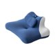 thumbnail image 2 of Cubierta de almohada de almohada cara hacia abajo cubierta lavable ergonómica suave con cojín de soporte de reposo en cuello para ver películas Azul oscuro, 2 of 8